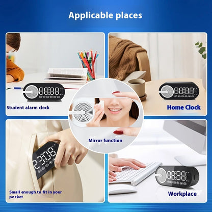 Smart Energy-saving Bluetooth Audio Desktop Portable Alarm Clock