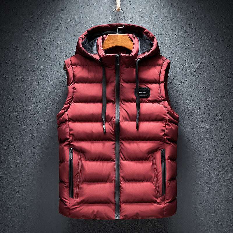 Fleece Warm Vest Trendy Brand Outer Wear Vest Jacket