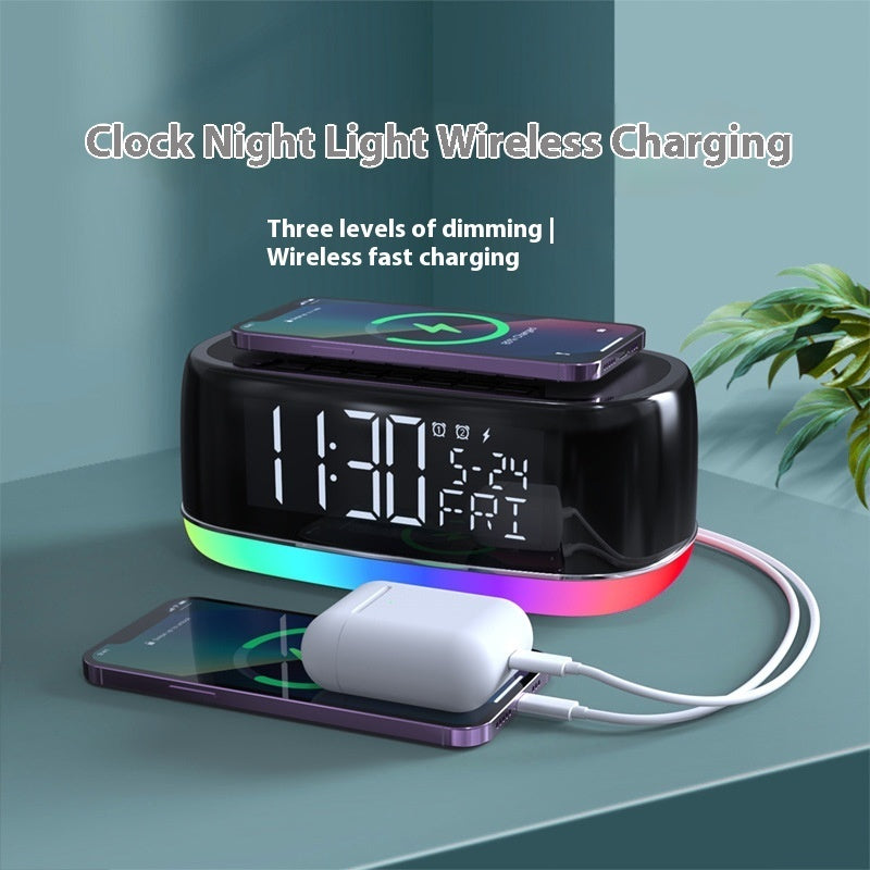 Bluetooth Audio High-power Subwoofer Wireless Charging Colorful Light