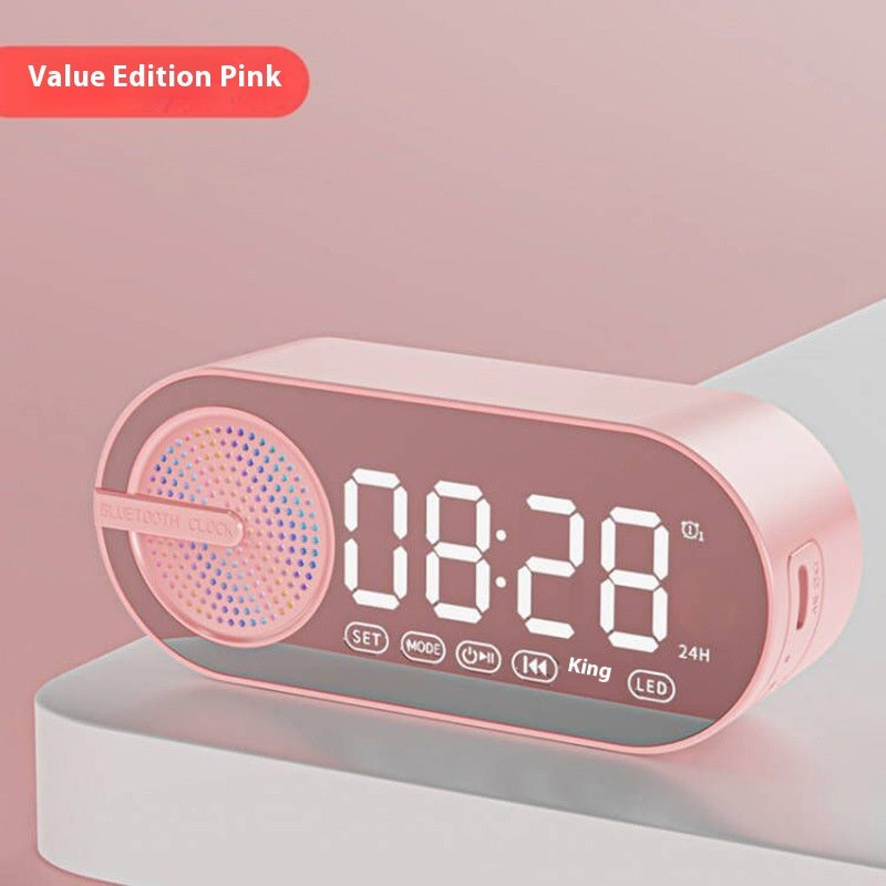 Smart Energy-saving Bluetooth Audio Desktop Portable Alarm Clock