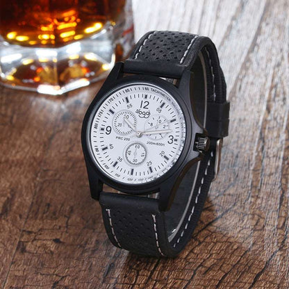 New men and women silica gel quartz watch Sloggi black and white sports watches for men