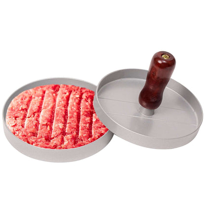 Mini Burger Press Slider Patty Wood Handle Hamburger Press Burger Press Maker Grill BBQ Party Maker Meat Press Kitchen Gadgets