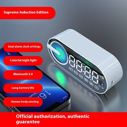 Smart Energy-saving Bluetooth Audio Desktop Portable Alarm Clock