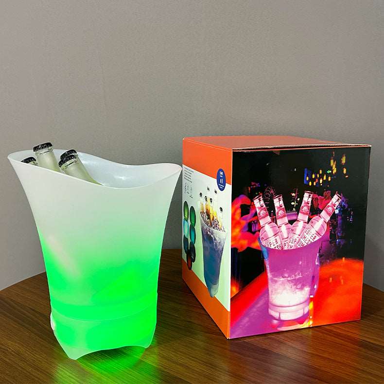 Bluetooth Luminous Ice Bucket LED Light Portable Small Speaker