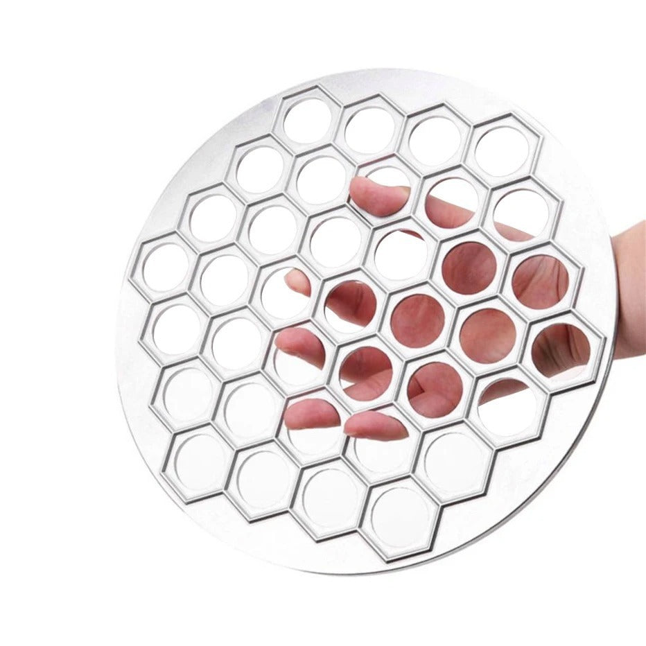 Aluminum Alloy Round Dumpling Mold Household Kitchen 37-hole Bag Dumpling Mold