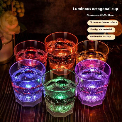 Led Cup Bright Atmosphere In Water Champagne Glass Christmas Wine Glass