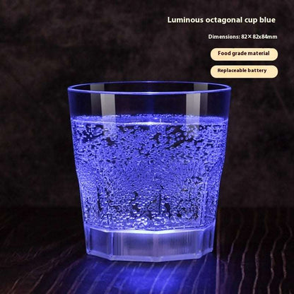 Led Cup Bright Atmosphere In Water Champagne Glass Christmas Wine Glass