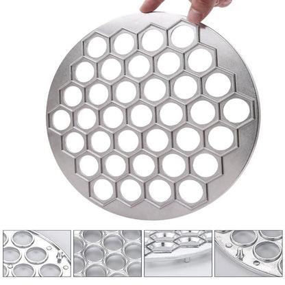 Aluminum Alloy Round Dumpling Mold Household Kitchen 37-hole Bag Dumpling Mold