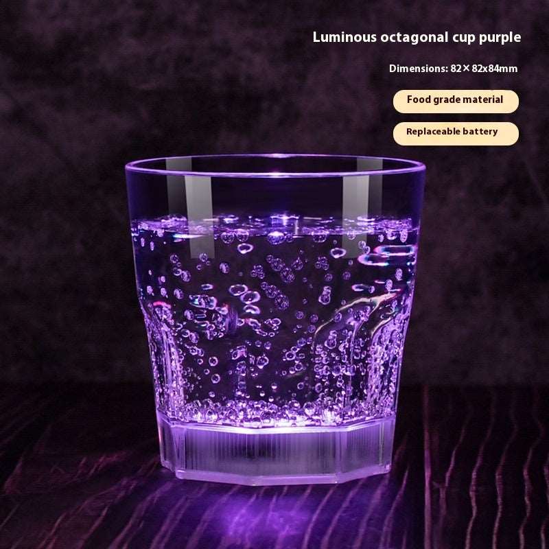 Led Cup Bright Atmosphere In Water Champagne Glass Christmas Wine Glass