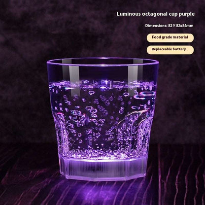 Led Cup Bright Atmosphere In Water Champagne Glass Christmas Wine Glass